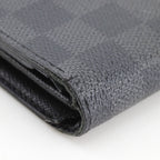 Louis Vuitton Portefeuille Brazza Damier Graphite Canvas Black Wallet — view 4