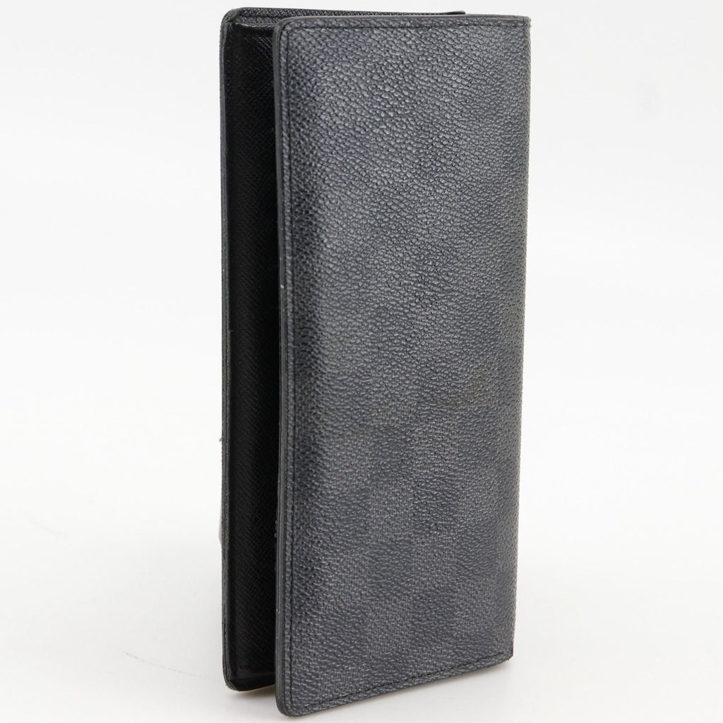 Louis Vuitton Portefeuille Brazza Damier Graphite Canvas Black Wallet — view 3