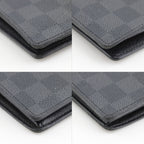 Louis Vuitton Portefeuille Brazza Damier Graphite Canvas Black Wallet — view 6