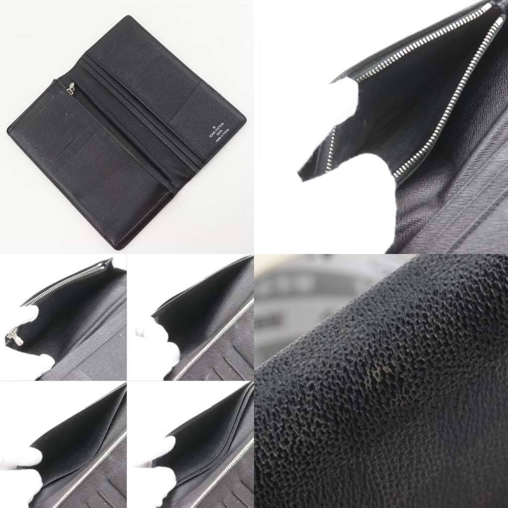 Louis Vuitton Portefeuille Brazza Damier Graphite Canvas Black Wallet — view 7