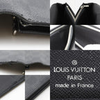 Louis Vuitton Portefeuille Brazza Damier Graphite Canvas Black Wallet — view 9