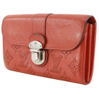 Louis Vuitton Portefeuille Iris Monogram Mahina Red Wallet — view 2
