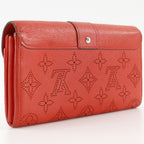 Louis Vuitton Portefeuille Iris Monogram Mahina Red Wallet — view 3