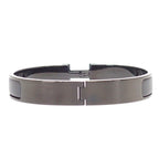 Hermes Bracelet Click HH Bangle Enamel Leather So Black — view 8