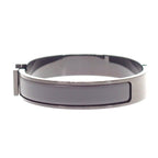Hermes Bracelet Click HH Bangle Enamel Leather So Black — view 6