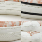 Dior Oblique Nylon Canvas Lava Orange Sneakers — view 9