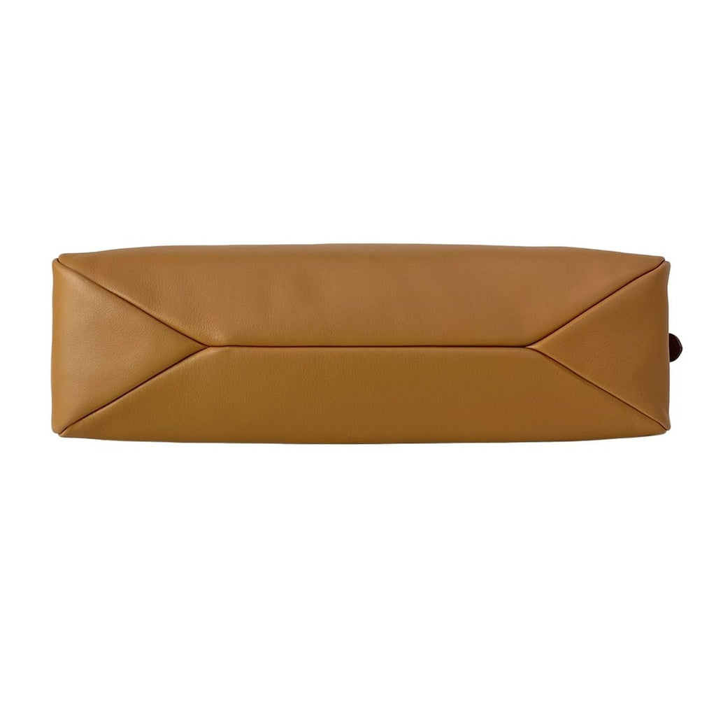 Prada Shoulder Bag Eme Large Light Brown Leather — view 5