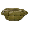 Bottega Veneta Waist Pouch Bum Bag Cassette Khaki Leather