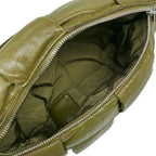 Bottega Veneta Waist Pouch Bum Bag Cassette Khaki Leather — view 7
