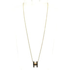 Hermes Necklace Pop Black Gold — view 2