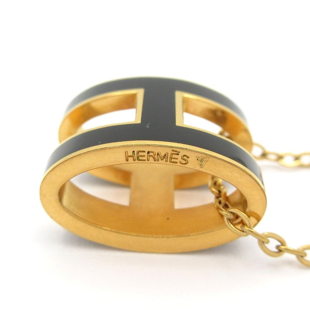 Hermes Necklace Pop Black Gold — view 5
