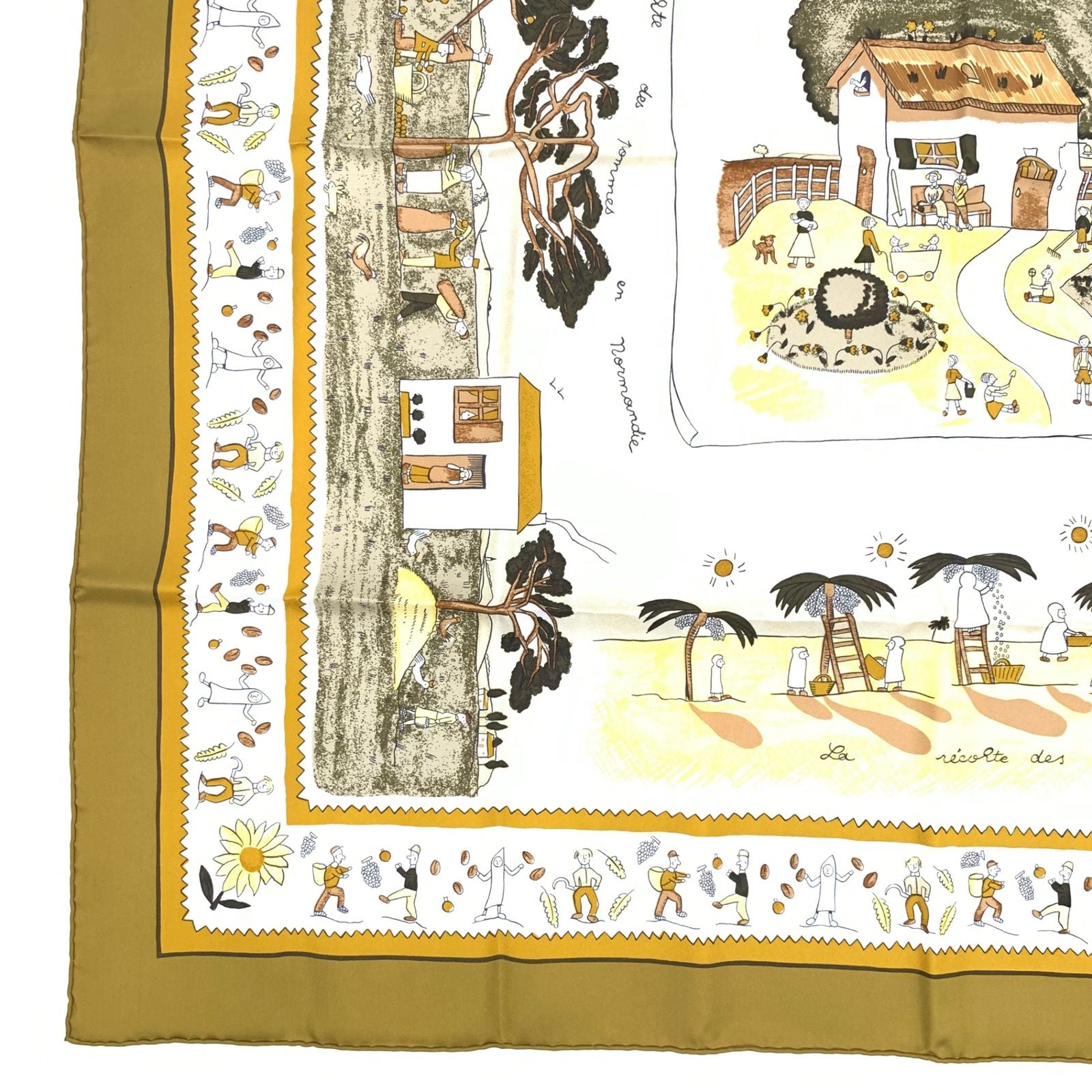 Hermes Scarf Carre 90 RE Tour a la Terre Return — view 6