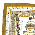 Hermes Scarf Carre 90 RE Tour a la Terre Return — view 3