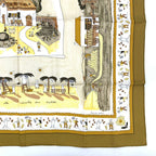 Hermes Scarf Carre 90 RE Tour a la Terre Return — view 5