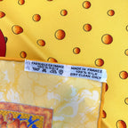 Hermes Scarf Carre 90 Carpe Diem Enjoy Your Day Yellow Sun Moon Stars — view 8