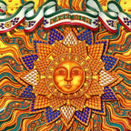 Hermes Scarf Carre 90 Carpe Diem Enjoy Your Day Yellow Sun Moon Stars — view 7