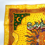 Hermes Scarf Carre 90 Carpe Diem Enjoy Your Day Yellow Sun Moon Stars — view 3
