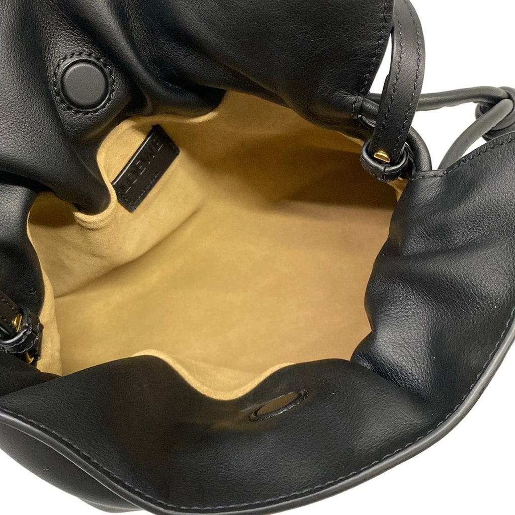 Loewe Shoulder Bag Flamenco Black Leather — view 7