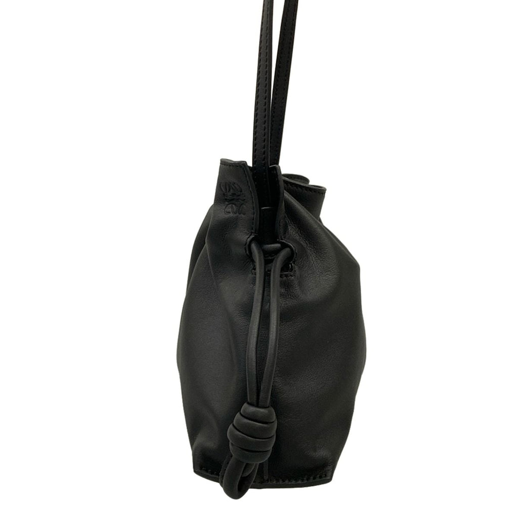 Loewe Shoulder Bag Flamenco Black Leather — view 4