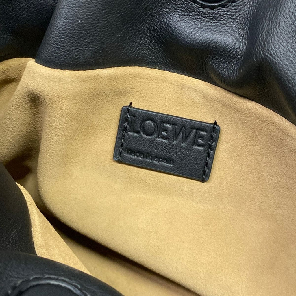 Loewe Shoulder Bag Flamenco Black Leather — view 8