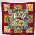 Hermes Carre 90 Scarf Silk le Tarot Card