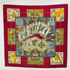 Hermes Carre 90 Scarf Silk le Tarot Card