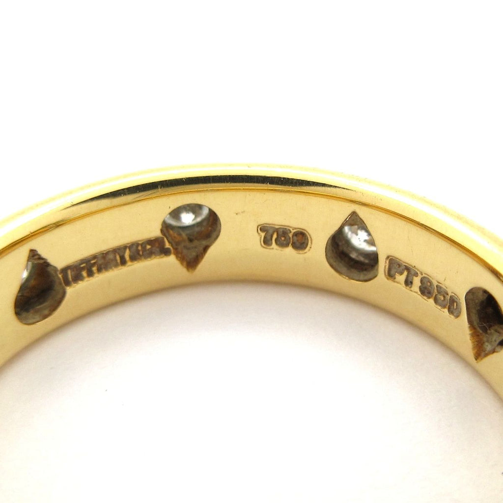 Tiffany & Co Ring Diamond Dots Band 18k Yellow Gold — view 5