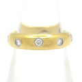 Tiffany & Co Ring Diamond Dots Band 18k Yellow Gold