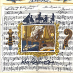 Hermes Carre 90 in Salzburg Yellow Orange Scarf Silk — view 6