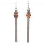 Gucci Tassel Drop Earrings 925 Sterling Silver Bamboo Pawn — view 4
