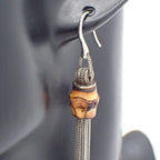 Gucci Tassel Drop Earrings 925 Sterling Silver Bamboo Pawn — view 5