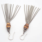 Gucci Tassel Drop Earrings 925 Sterling Silver Bamboo Pawn — view 2
