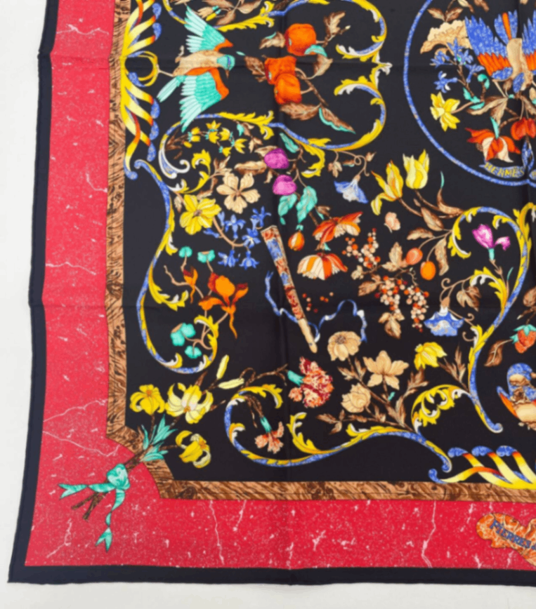 Hermes Carre 90 Pierres D Orient Et D Occident Oriental Stone and Western — view 4