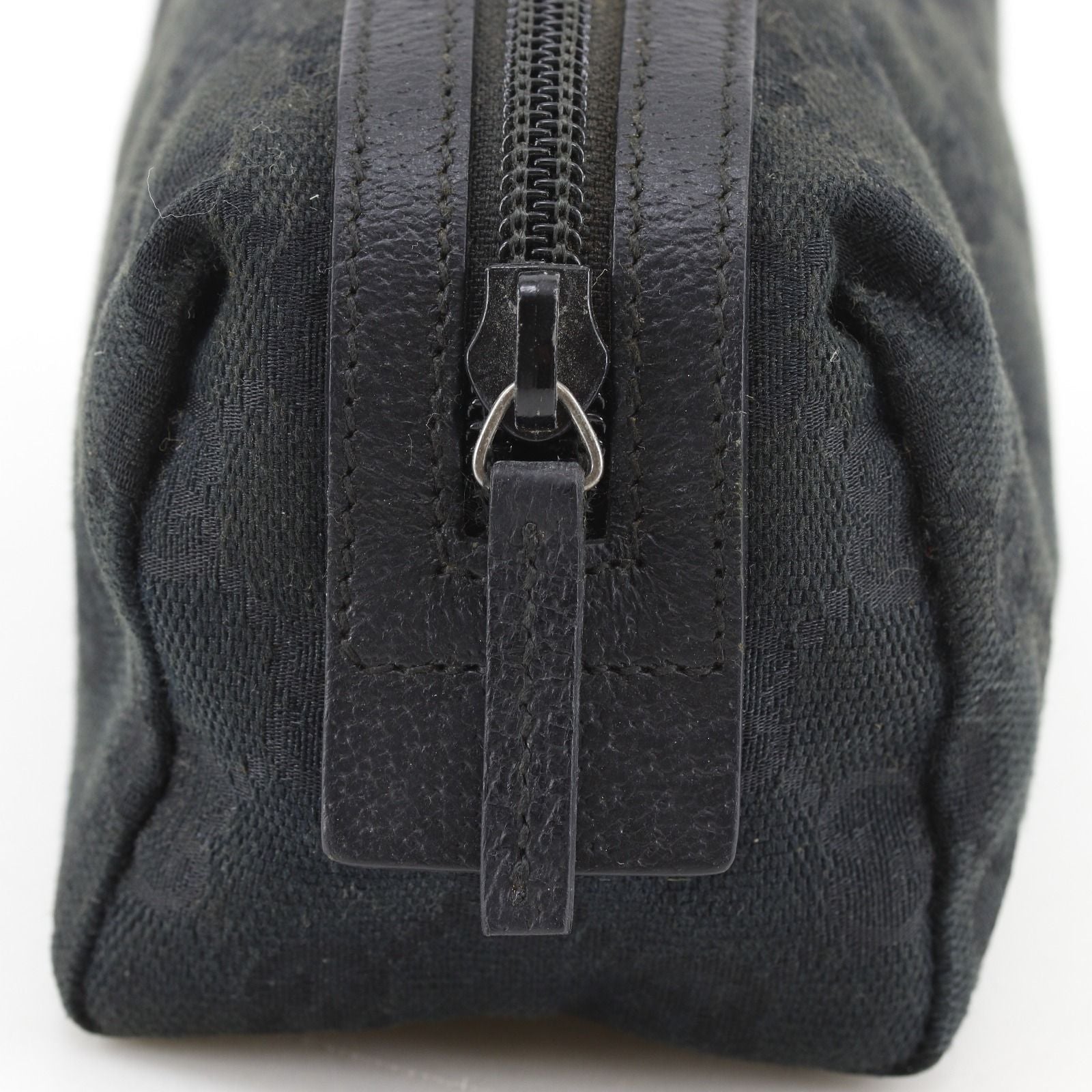 Gucci GG Canvas Black Pouch — view 7