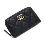 Chanel Caviar Quilted Coin Case