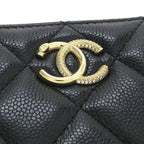 Chanel Caviar Quilted Coin Case — view 5