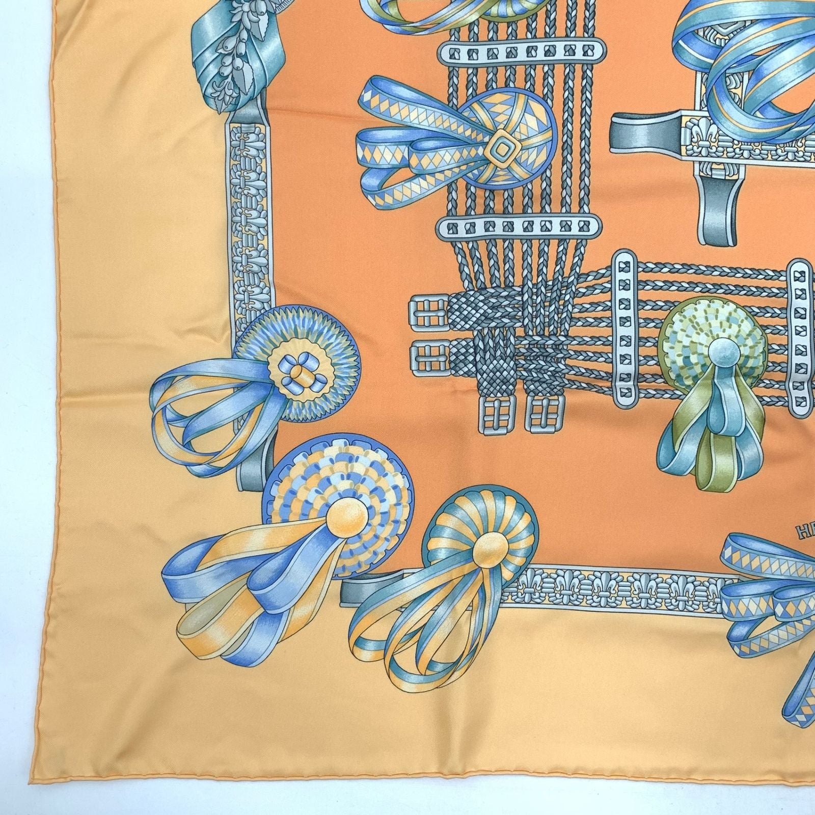 Hermes Carre 90 les Rubans du Cheval Horse Ribbon Decoration Scarf — view 6