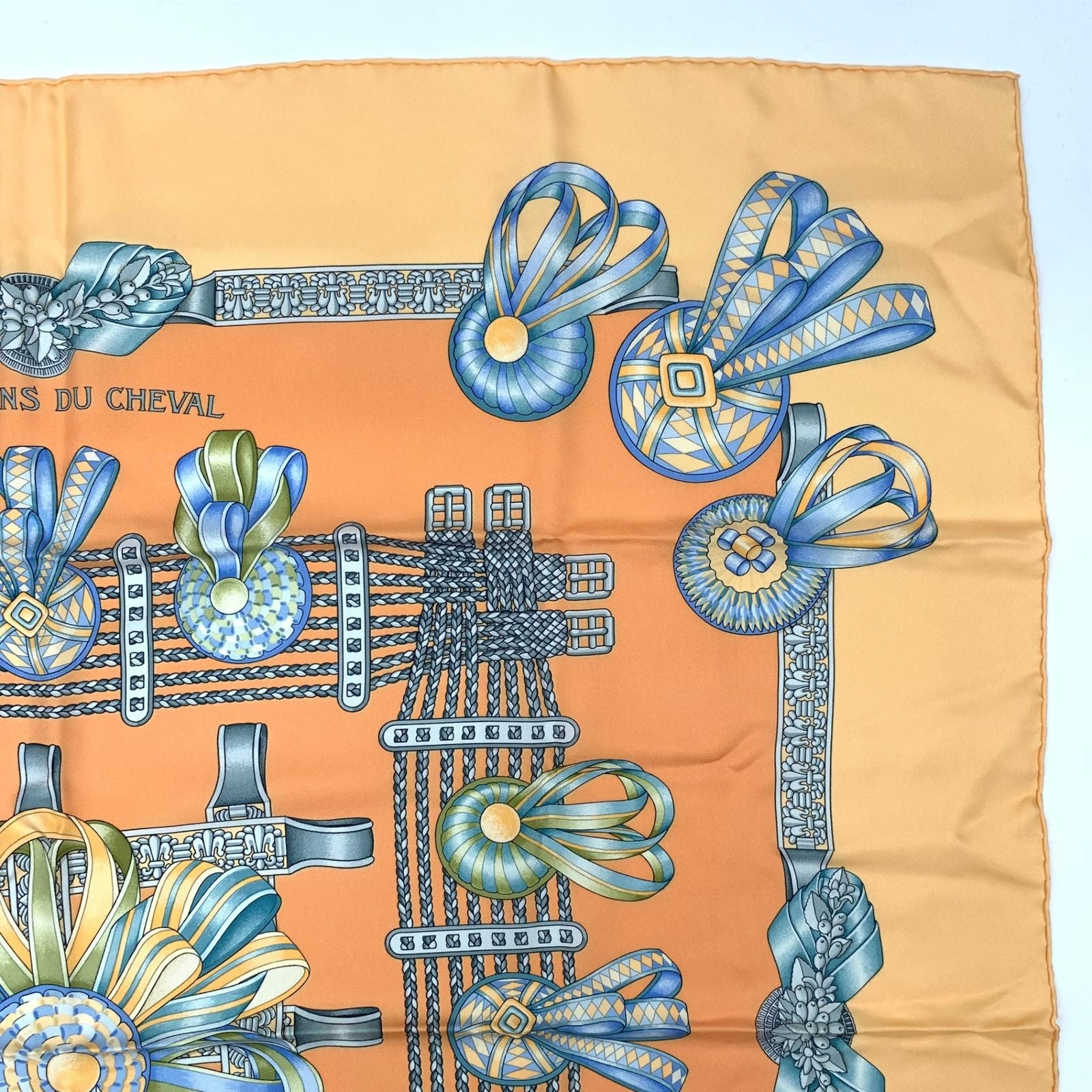 Hermes Carre 90 les Rubans du Cheval Horse Ribbon Decoration Scarf — view 4