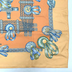 Hermes Carre 90 les Rubans du Cheval Horse Ribbon Decoration Scarf — view 5