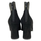 Fendi Short Boots 36 1 Black Yellow Logo Tape — view 3