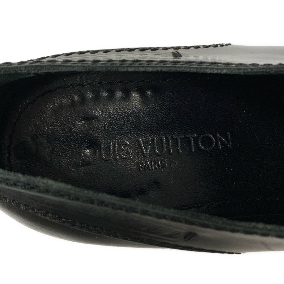 Louis Vuitton Shoes 8 Black Leather — view 5