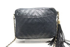 Chanel Quilted Fringe GD Leather Chain Shoulder — view 2