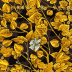 Hermes Carre 90 L'arbre de Soie Silk Mulberry and Silkworm Scarf Brown — view 6