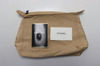 Chanel Wild Stitch Gunmetal Leather Handbag — view 8