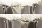 Chanel Caviar Leather Quilted Jumbo CC Logo Grand Shopping Tote GST GD Chain — view 4