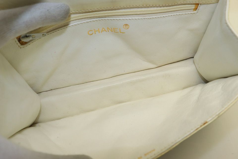 Chanel Quilted GD Leather Chain Shoulder — view 7
