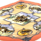 Hermes Pleated Mughal Dynasty Horse les Chevaux Des Moghols Silk Scarf — view 3