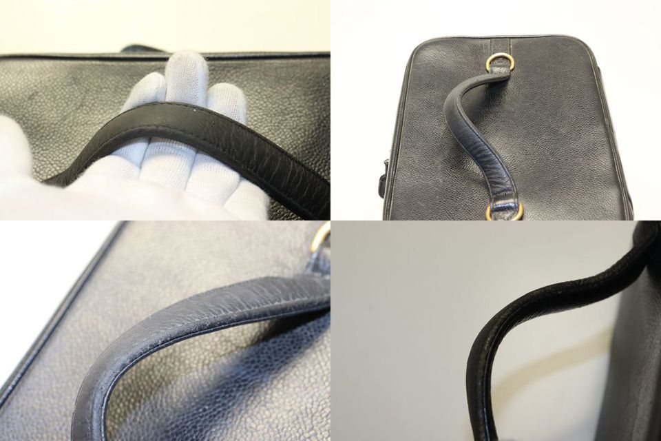 Chanel Bicolor Quilted GD Leather Vanity — view 5
