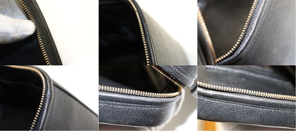 Chanel Bicolor Quilted GD Leather Vanity — view 9