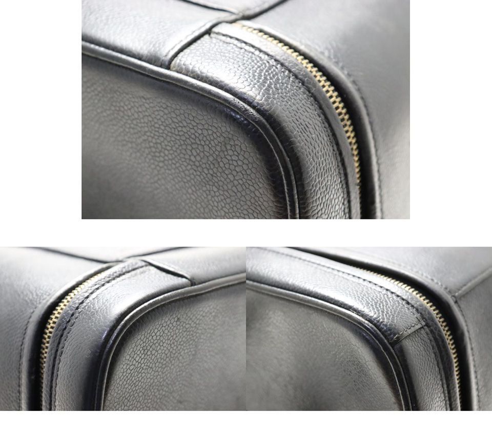 Chanel Bicolor Quilted GD Leather Vanity — view 8